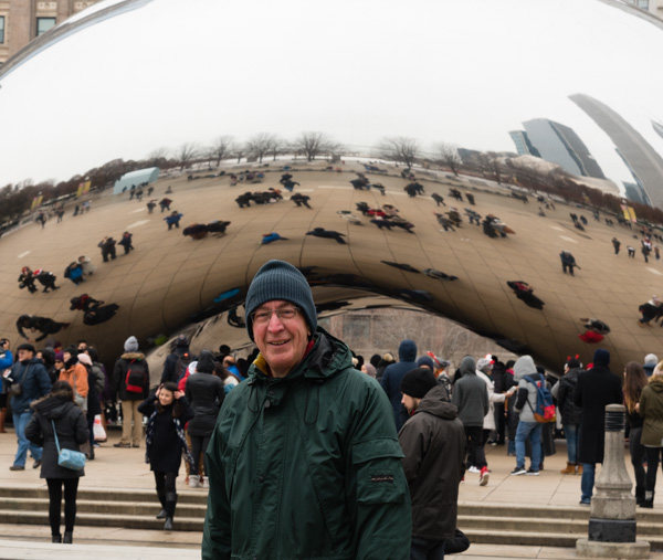 Photo - Bill at the Bean