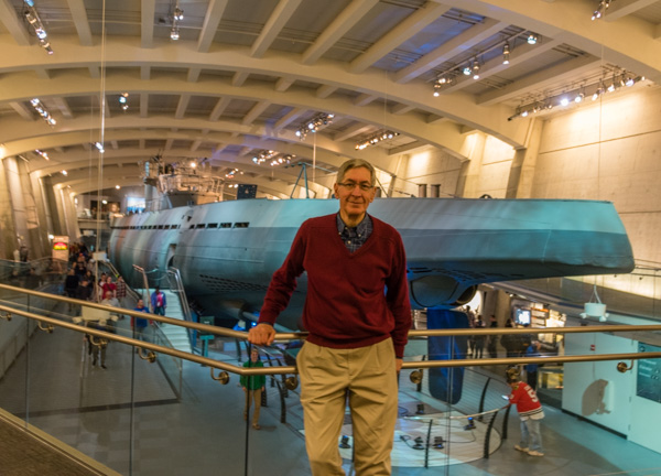 Photo - Bill at the U-Boat