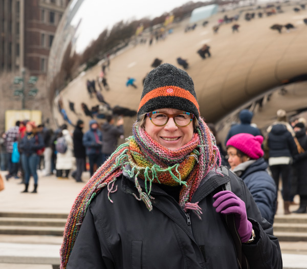 Photo - Cheryl at the Bean