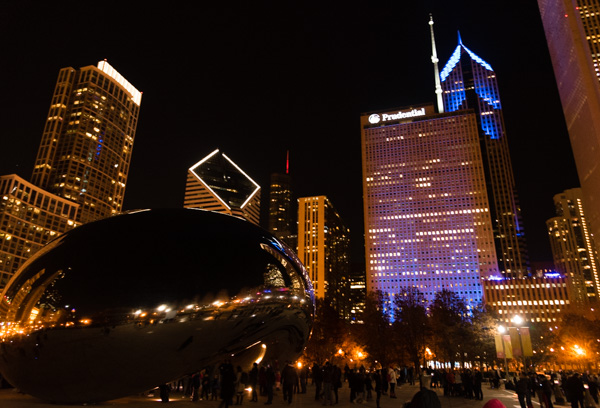 Photo - Nighttime View from Millenium Park