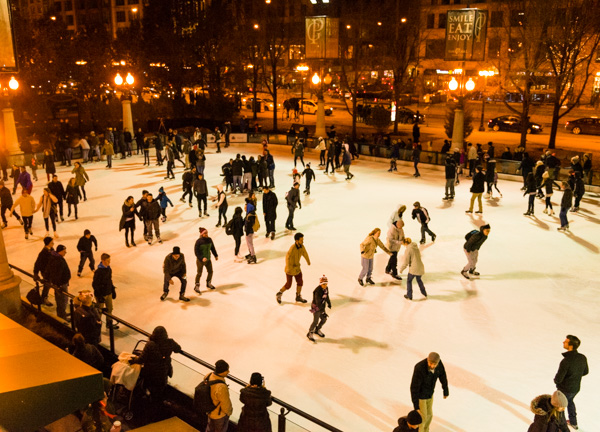 Photo - Skaters in the Rink