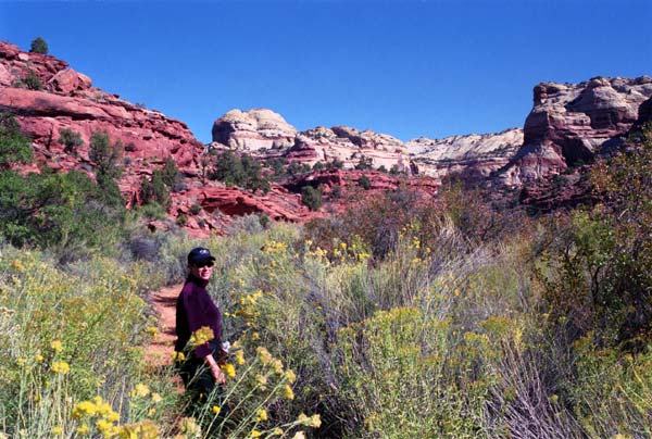 Photo - Cheryl on Trail