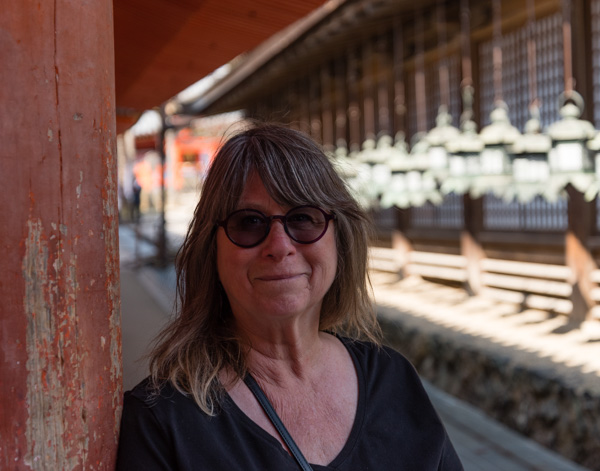 Photo - Cheryl at Kasuga-Taisha