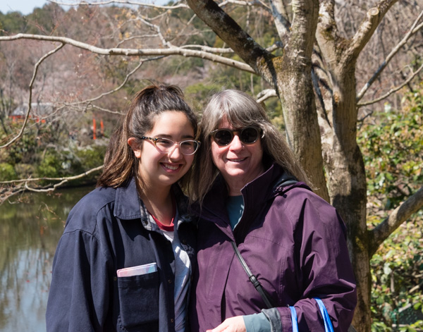 Photo - Nayana and Cheryl at Ryoanji Park